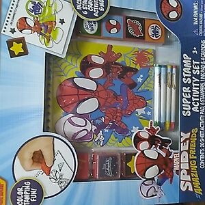 Marvel Amazing Fridnds  SUPER STAMP ACTIVITY SET NIB